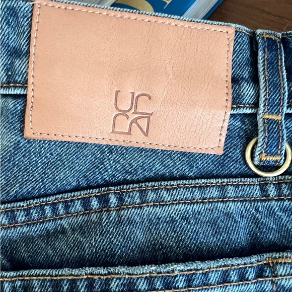 Ulla Johnson NWT- The Cropped Agnes Jean Wide Leg - Etched Arashi Wash - Picture 11 of 12